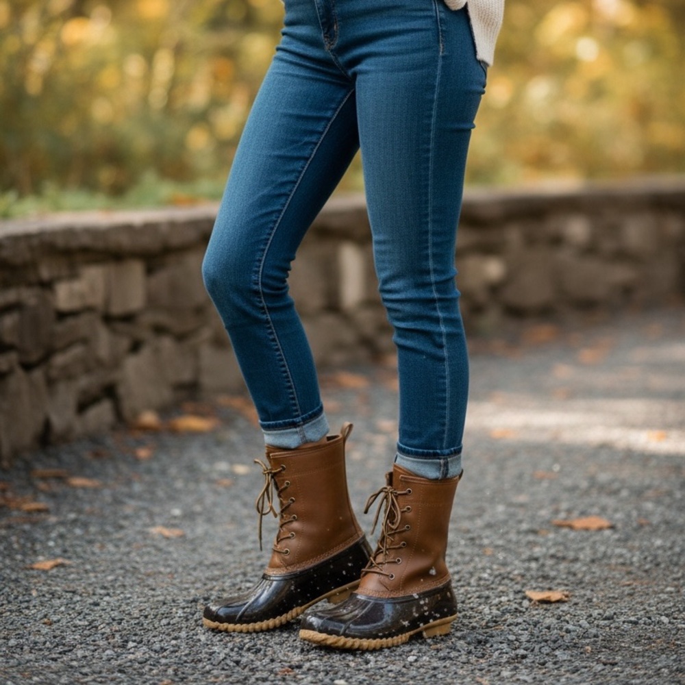 Sporto Brown and Black Ankle Boots 8.5